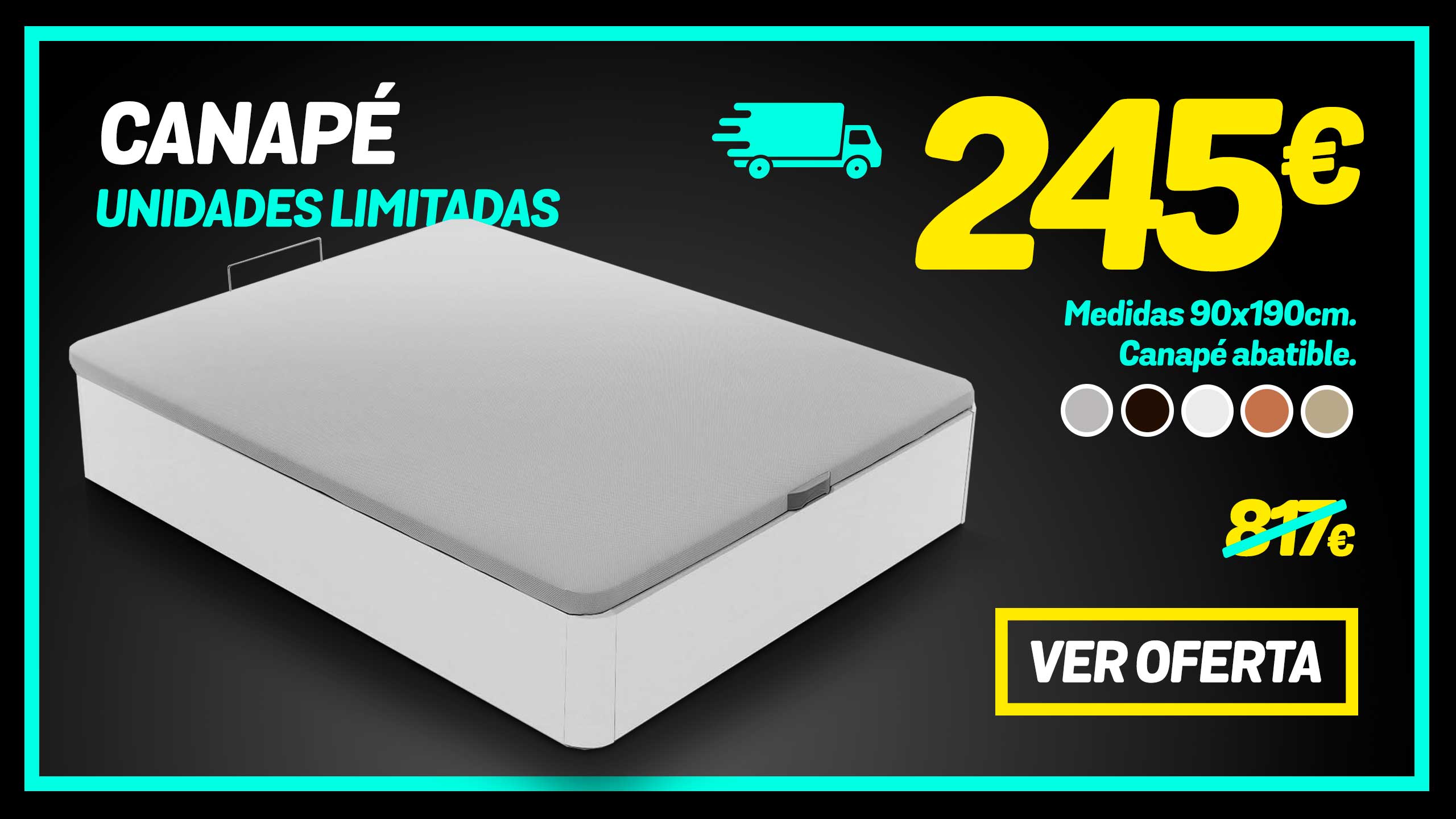 canapé abatible en oferta online